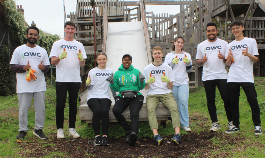 OWC staff volunteer time for London charity