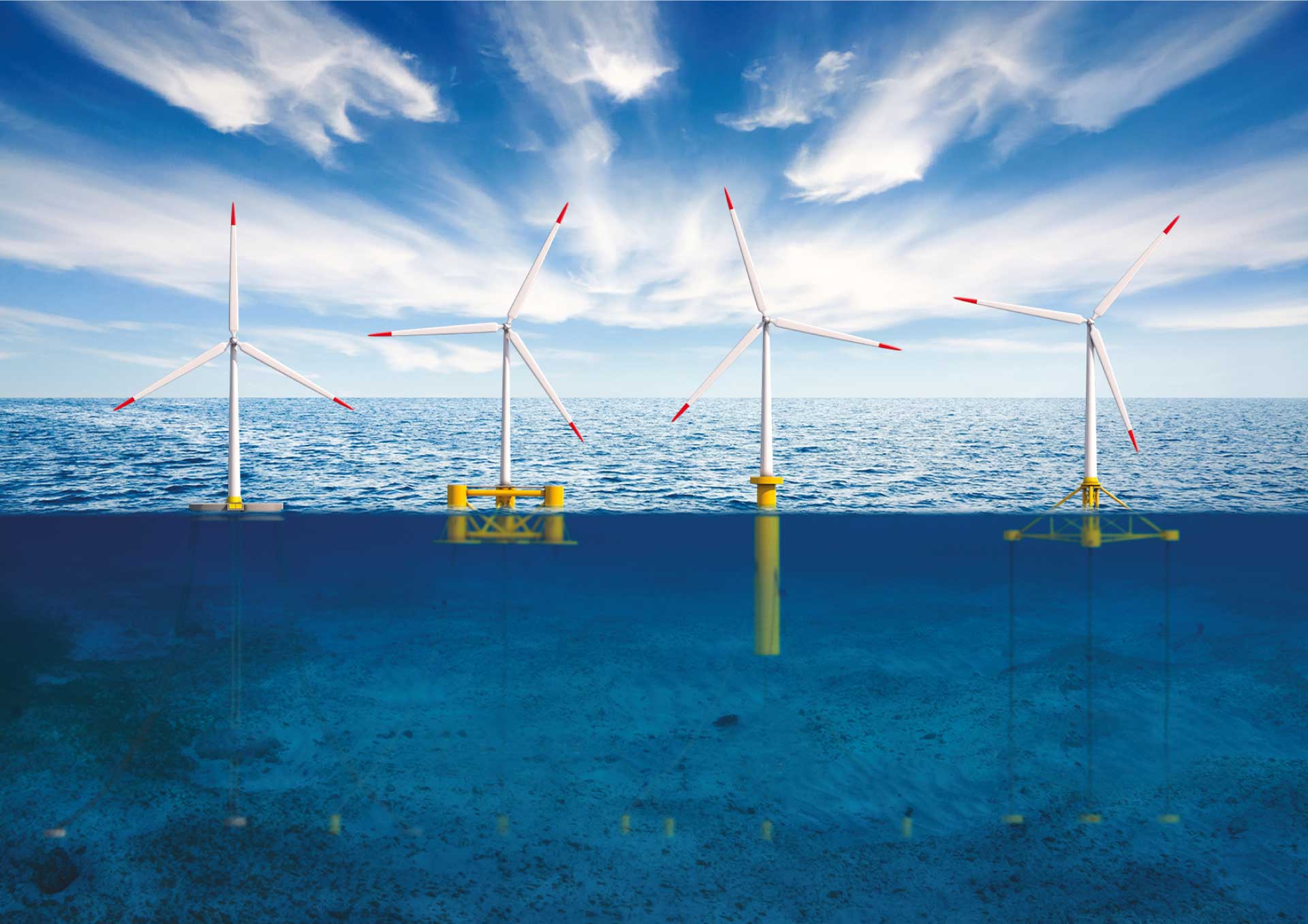 ©Ideol - Floating wind turbines