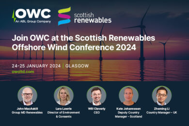 Drop by OWC’s Stand E7 at Scottish Renewables Offshore Wind Conference 2024