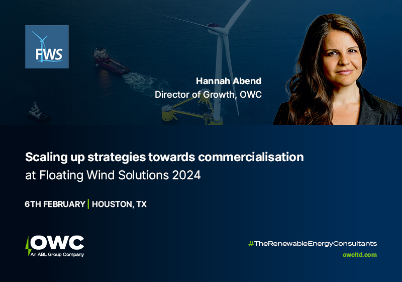 OWC talks scaling up at Floating Wind Solutions 2024 OWC