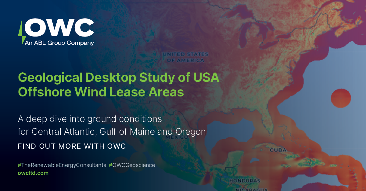 USA Offshore Wind Lease Areas: A Geological Desktop Study by OWC