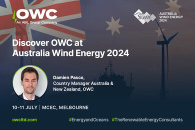 Meet OWC at Australia Wind Energy 2024