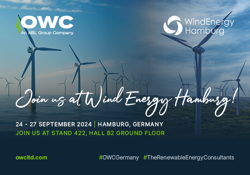 Discover OWC at WindEnergy Hamburg 2024!