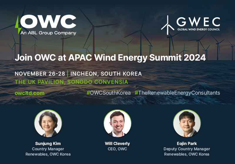 Discover OWC at APAC Wind Energy Summit 2024!