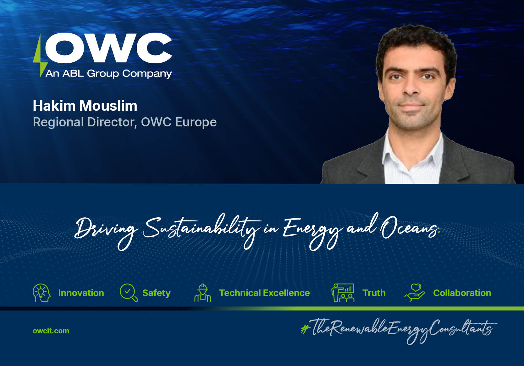 Hakim Mouslim to lead OWC’s European Operations  