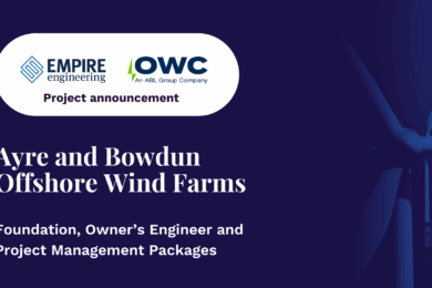OWC and Empire Engineering to support Ayre and Bowdun offshore wind farm