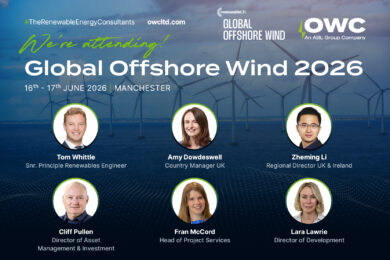 OWC at RenewableUK’s Global Offshore Wind 2026