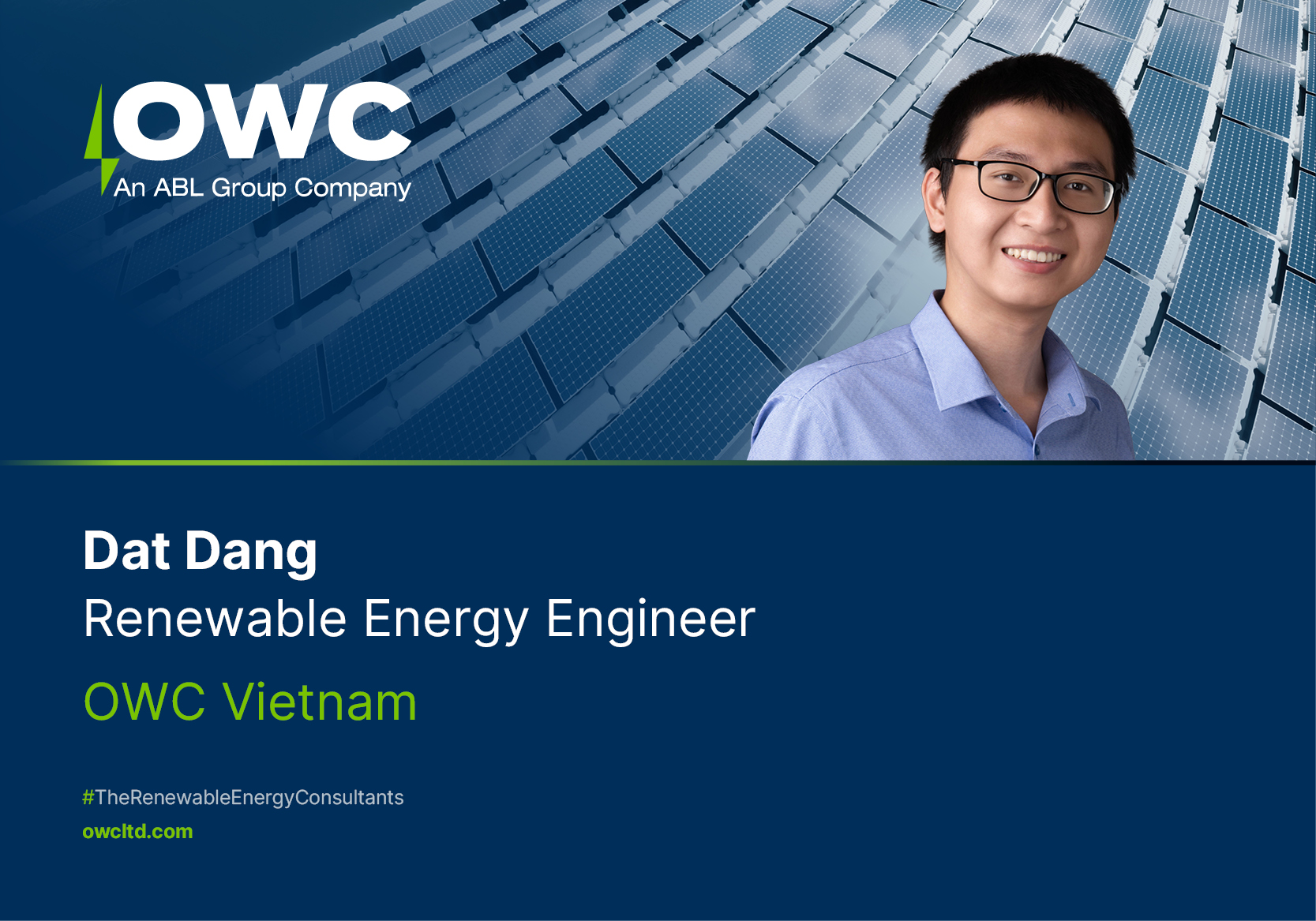 Meet the Team: Dat Dang, Renewable Energy Engineer | OWC Vietnam