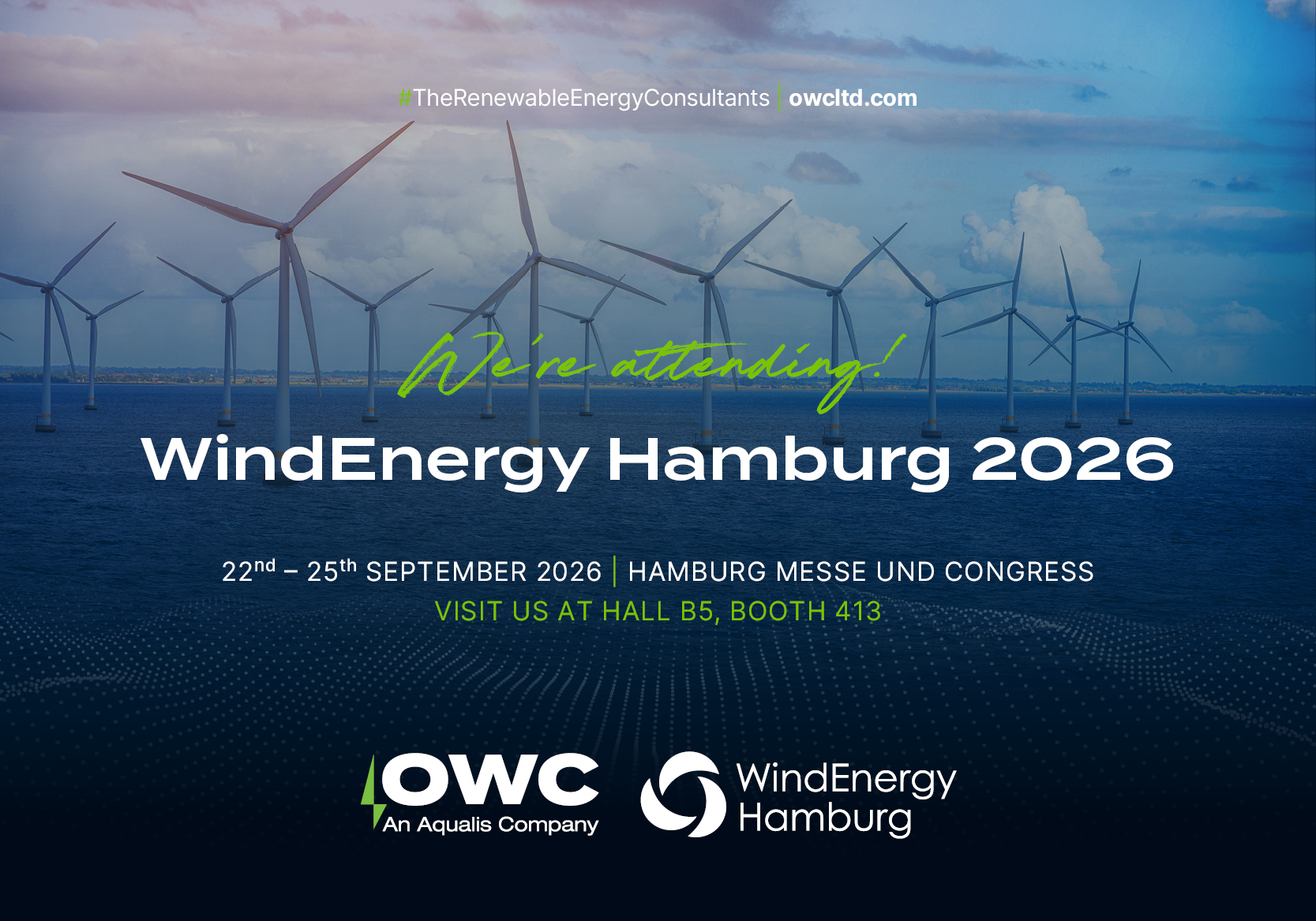 Join OWC at WindEnergy Hamburg 2026