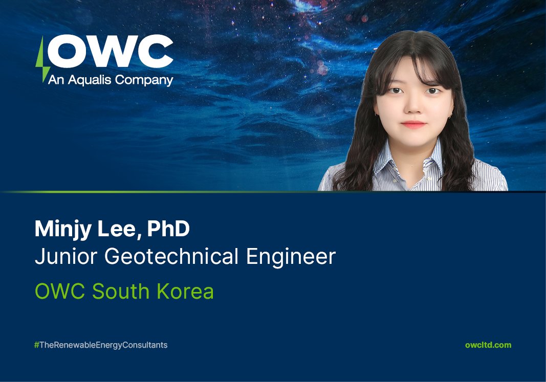 Meet the Team: Minjy Lee, PhD, Junior Geotechnical Engineer | OWC South Korea