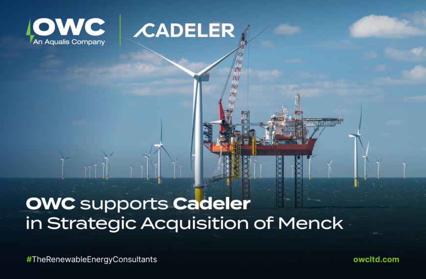 OWC Supports Cadeler in Strategic Acquisition of Menck