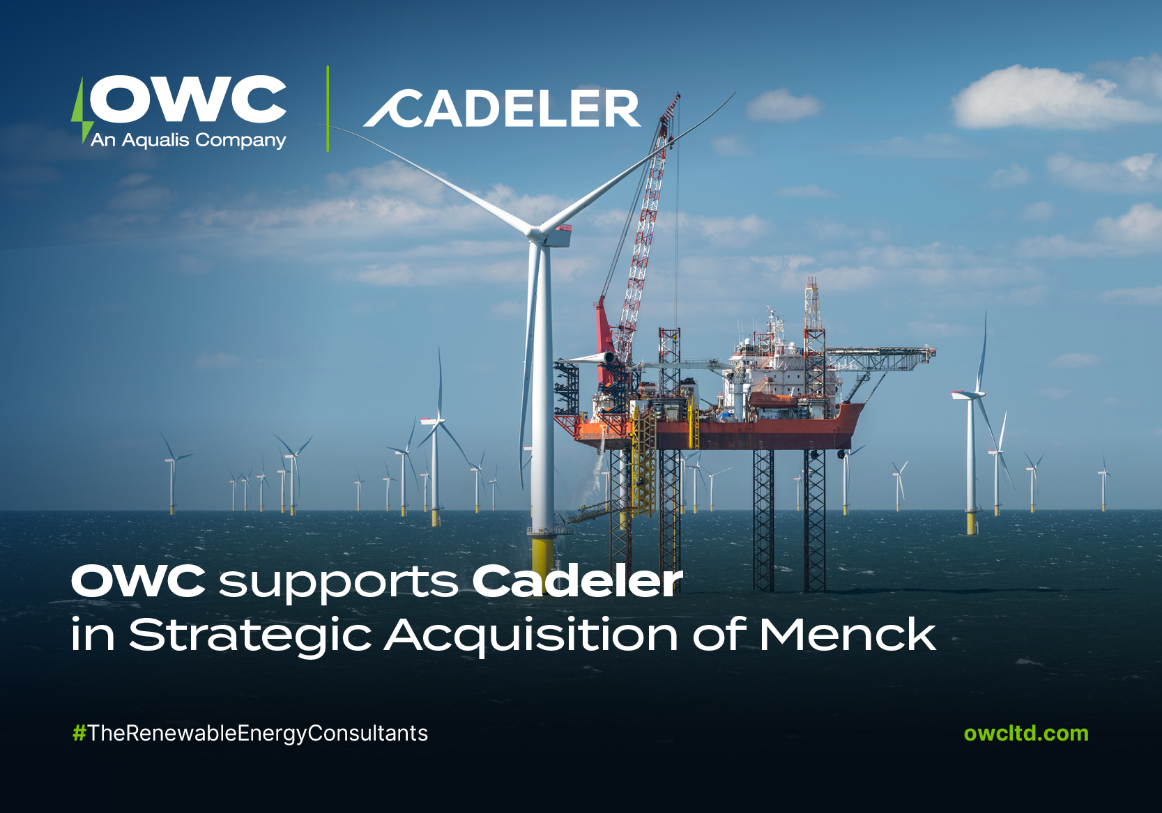 OWC Supports Cadeler in Strategic Acquisition of Menck